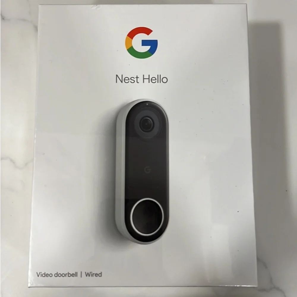 Google Nest Hello Video Doorbell - Black